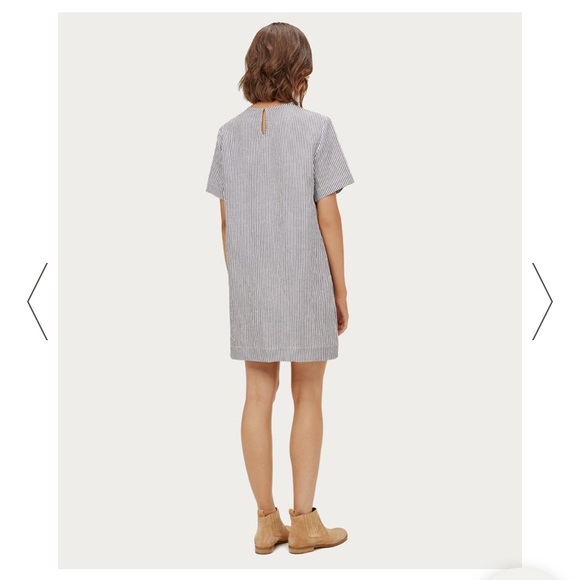 [Jenni Kayne] Linen Striped T-Shirt Dress XS - Picture 3 of 8